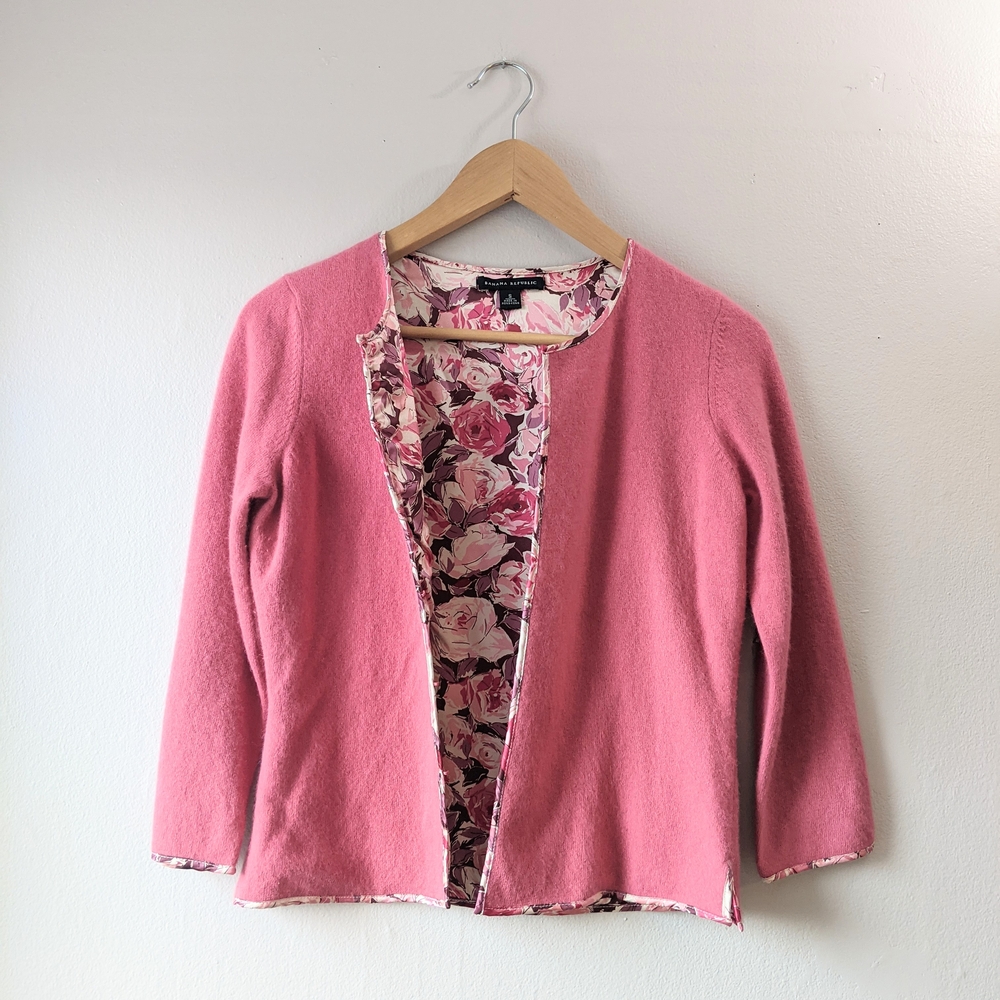 Vintage Wool+Silk Banana Republic Cardigan
